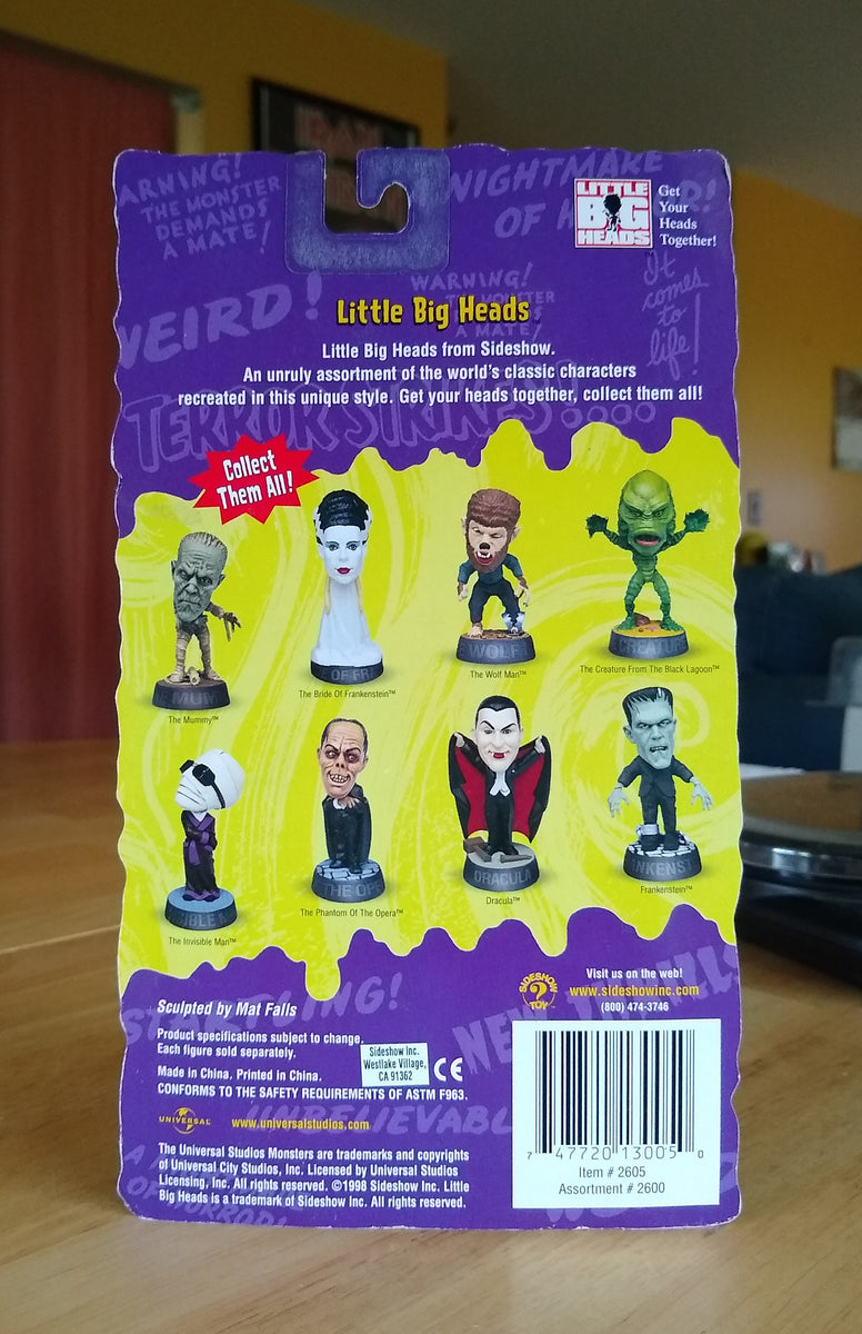 universal monsters little big heads The Bride of Frankenstein, Little Big Heads, Universal Studios Monster – Action Figure Portal