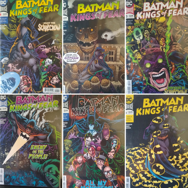 Batman Kings of Fear, Complete set of 6, DC Universe