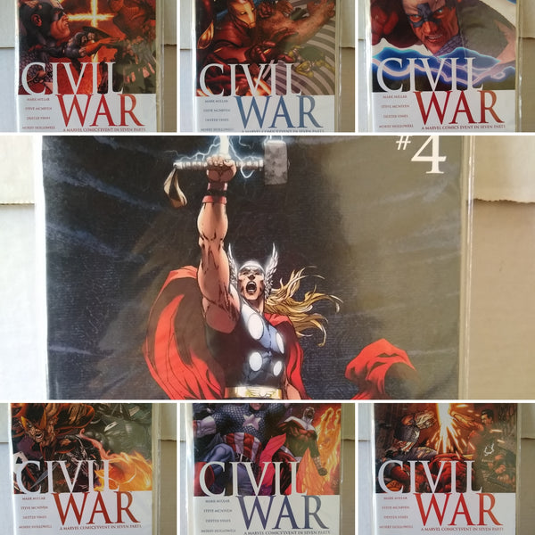 Civil War Complete 1-7 Comicbooks, Marvel