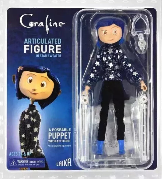 Coraline Star Sweater Doll NECA Coraline In Star Sweater