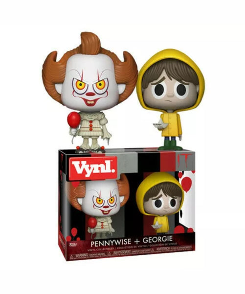 Pennywise and Georgie Funko Pop 2pack, IT Vynl.