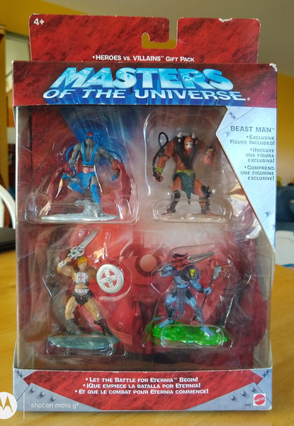 Heroes vs Villains Gift pack with exclusive Figure, MOTU