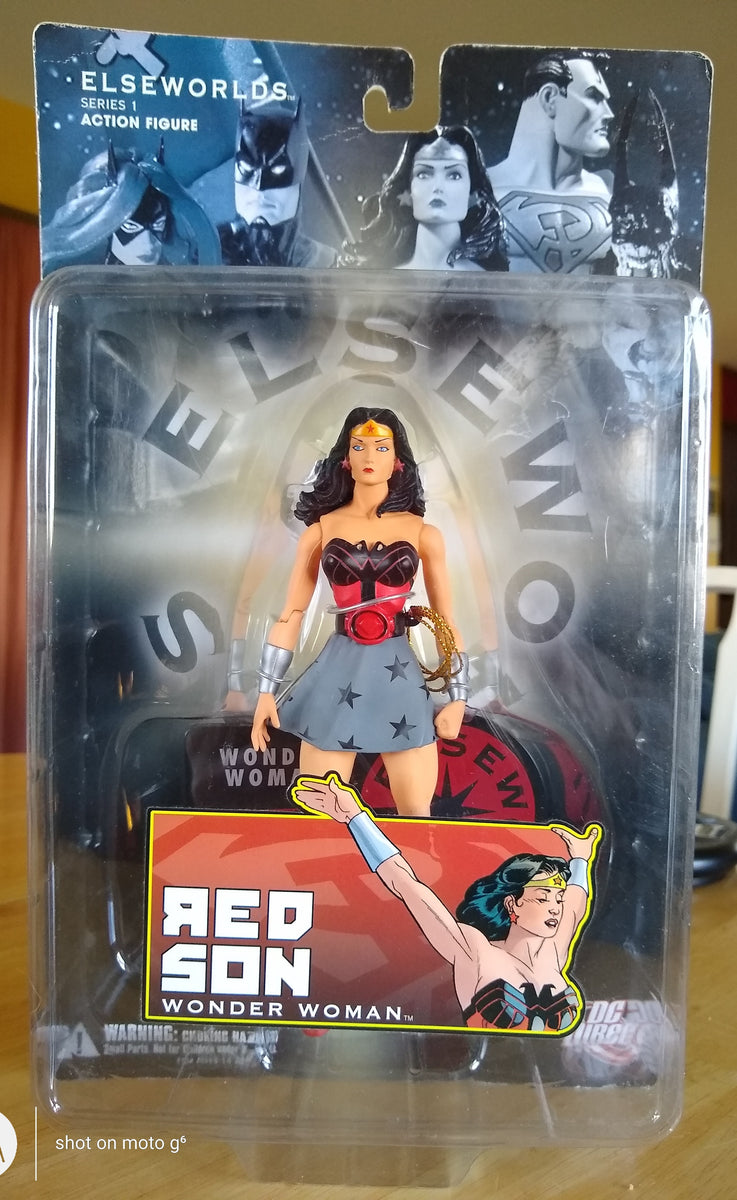 Action Figure DC Direct Wonder Woman Re-Activated Series 1, 6 Pollici, Articolata Con Base E Frusta