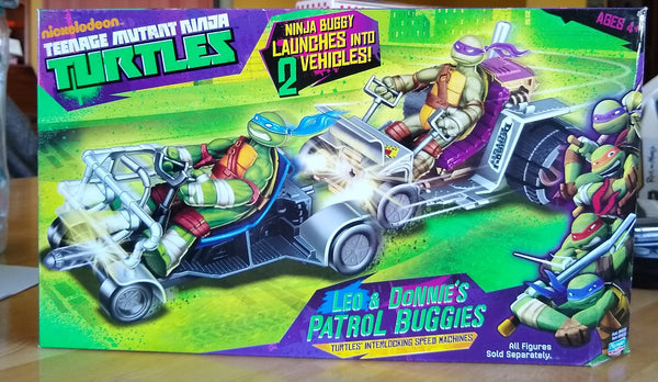 Leo and Donnie's Patrol Buggies, TMNT, Playmates