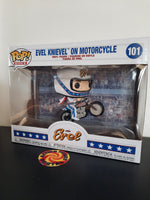Evel Knievel on Motorcycle Pop Rides 101, Funko