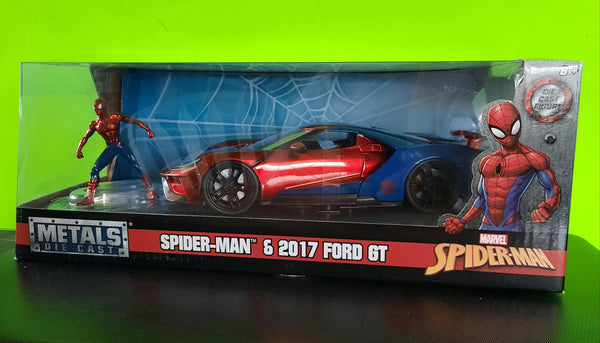 Spider Man And 2017 Ford GT Die Cast Metals