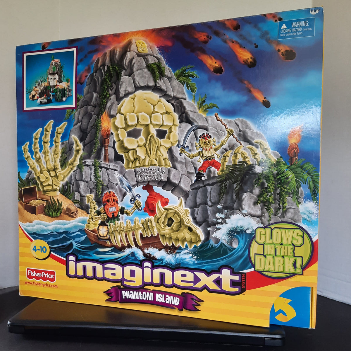 Phantom Island Glow in The Dark Imaginext set Fisher Price