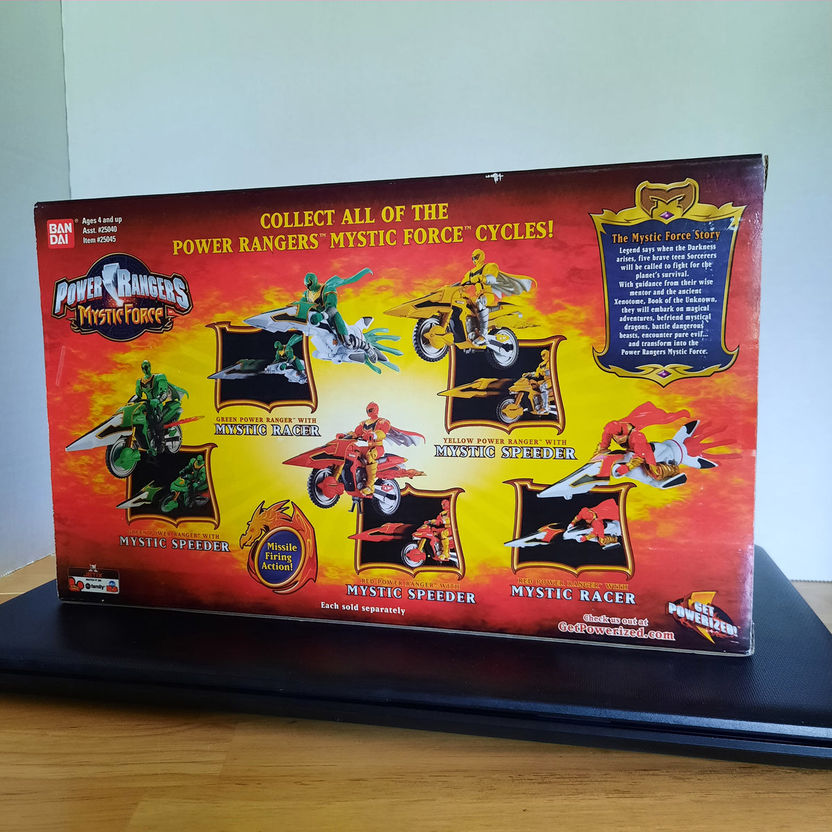 Red Power Ranger with Mystic Racer, Mystic Force, Bandai – Action ...