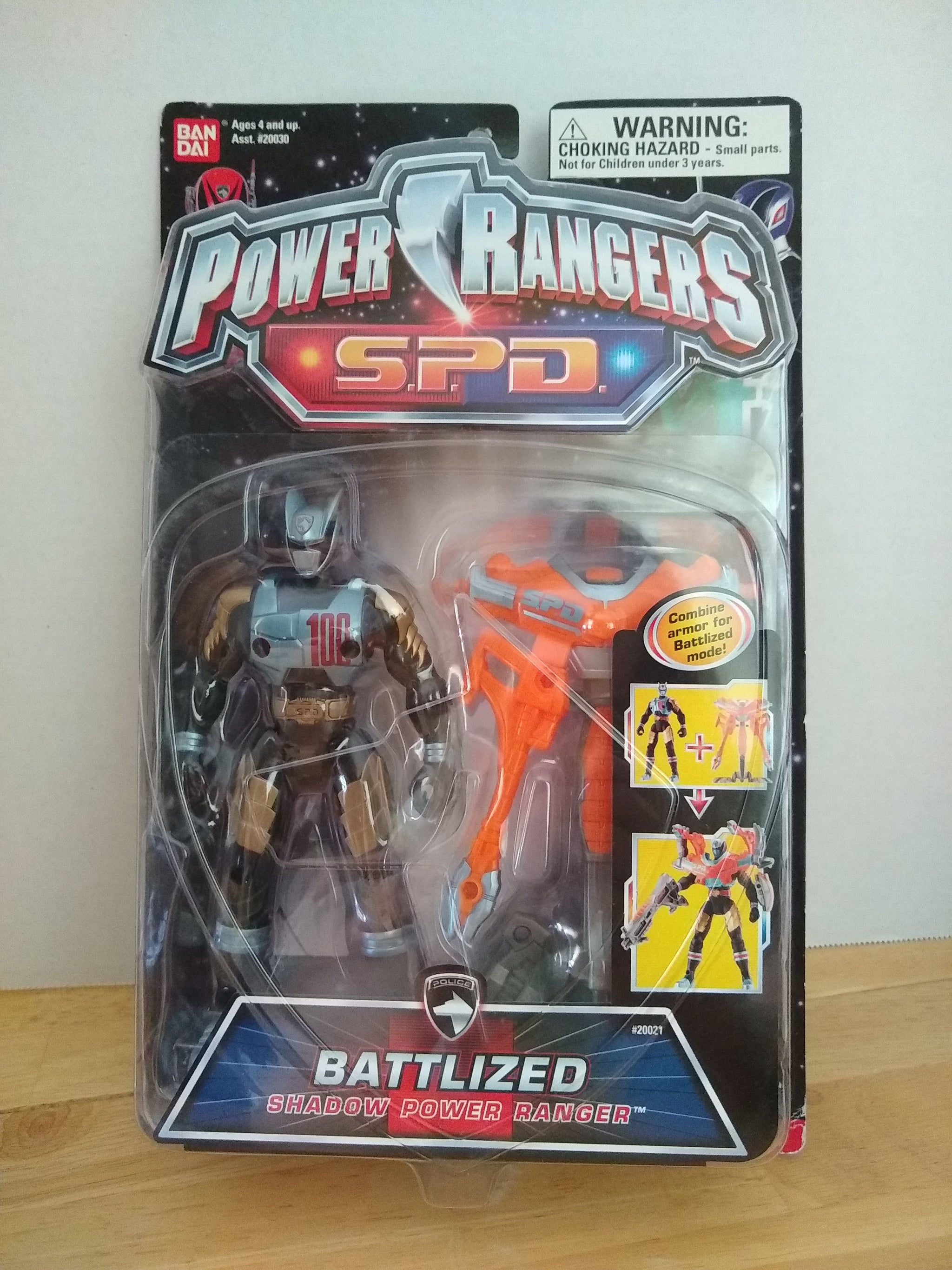 特撮 BANDAI POWER RANGERS SPD SHADOW Power Ranger S.P.D. Transforming Zord / Shadow Ranger Action