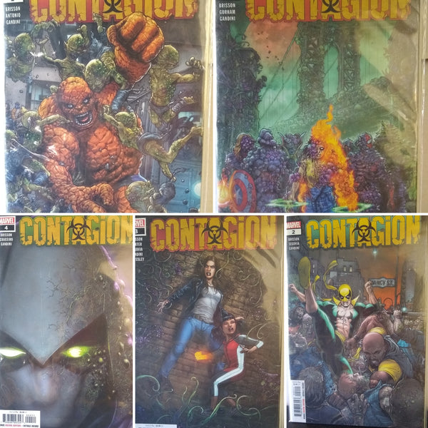 Contagion, Complete Comicbook Set of 5, Marvel
