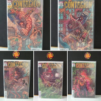 Contagion Comicbooks #1-5 All Variants, Marvel a
