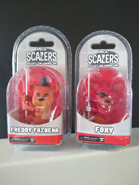 Freddy Fazbear and Foxy Scalers Set of 2, Neca