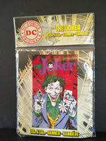 The Joker with Card Banner, Clothed 30" x 50"