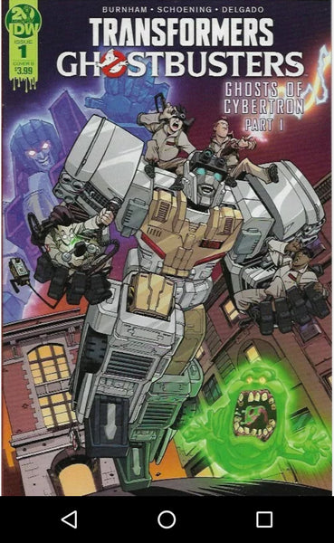 GHOST BUSTERS / TRANSFORMERS # 1 NM cover B