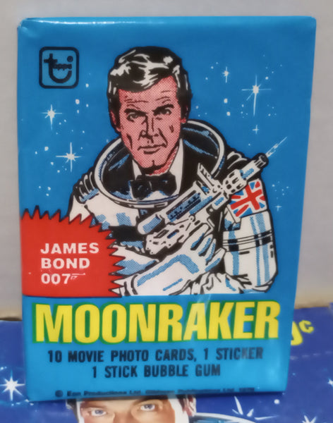 James Bond Moonraker Wax Pack (Topps 1979)