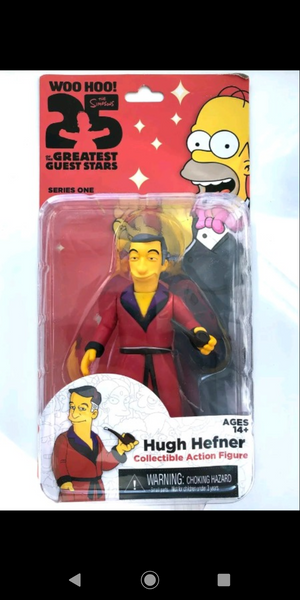 Hugh Hefner, The Simpsons Series One, Neca